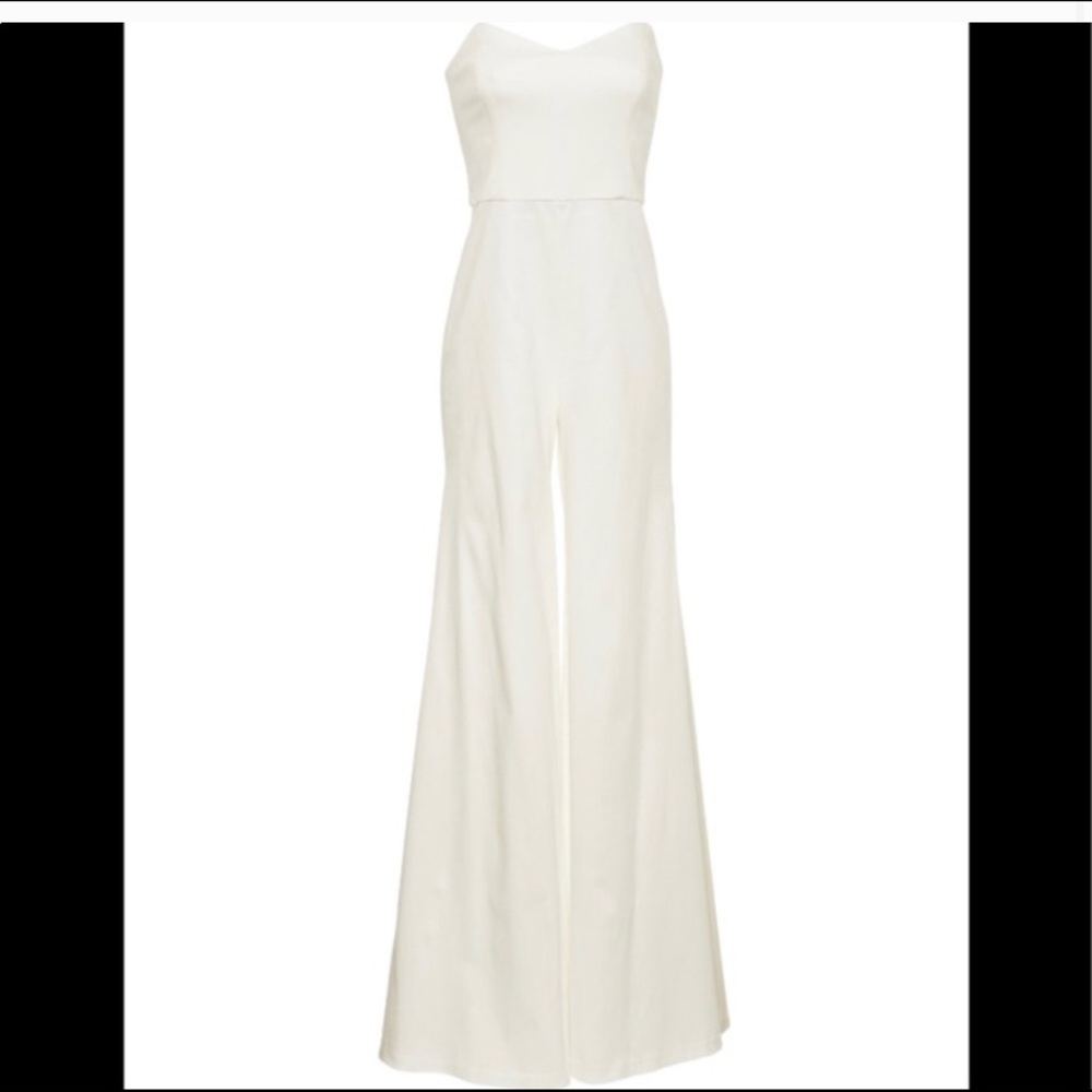 Caroline Constas White Jumpsuit